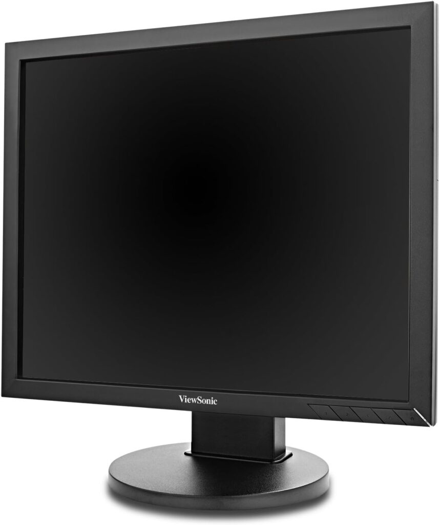 ViewSonic VG939SM 19 Inch IPS 1024p Ergonomic Monitor with DVI and VGA for Home and Office, Black