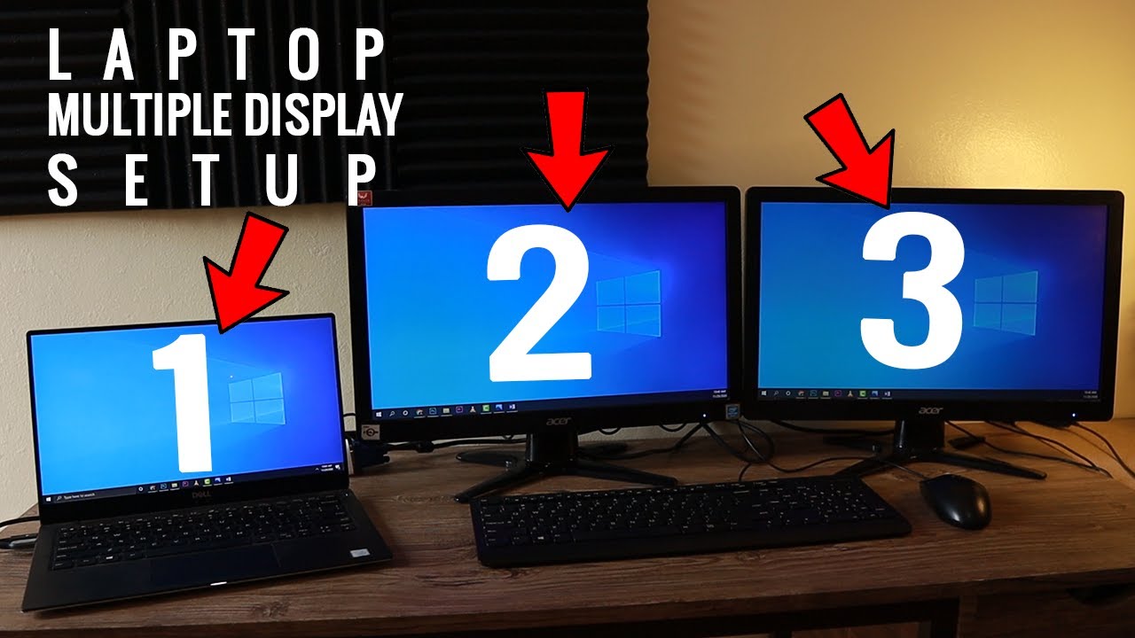 how to setup multiple displays on a laptop 1