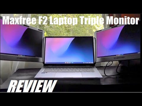 maxfree f2 triple screen portable laptop monitor osreviews review 1