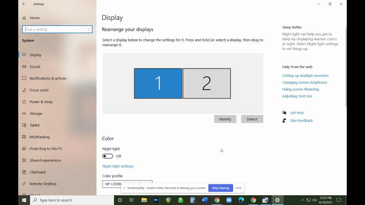 how to extend or duplicate displays on pc 1