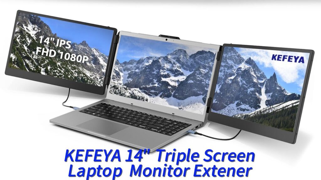 La cafea S2 Triple screen Laptop monitor extender