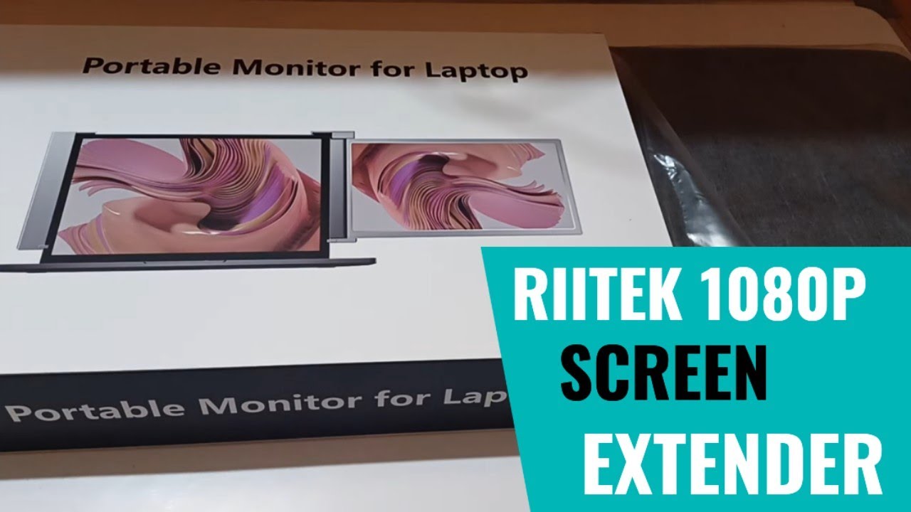 riitek 14 inch fhd 1080p portable monitor screen extender 1