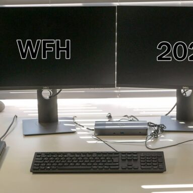 DELL Work From Home Laptop Dual Screen Setup